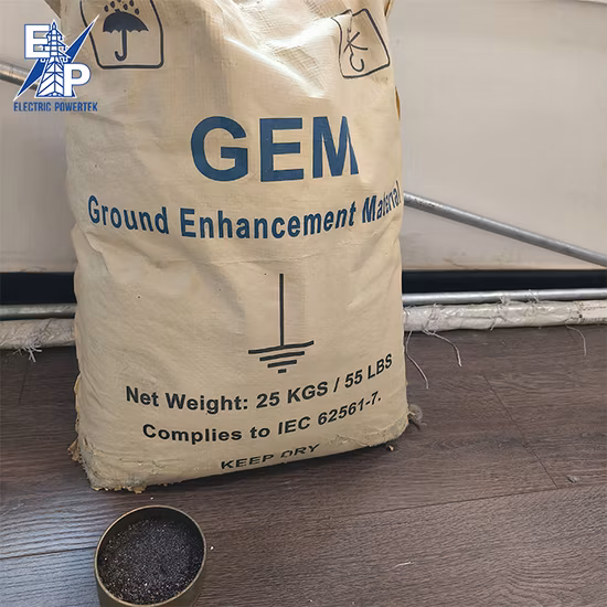 Materiale di potenziamento del terreno in bentonite ad alta efficacia 25 kg per la resistenza del sistema di messa a terra